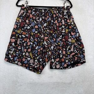 Nice Laundry Shorts Men's XL Black Geometric Print Lounge Sleep Pajama Boxer